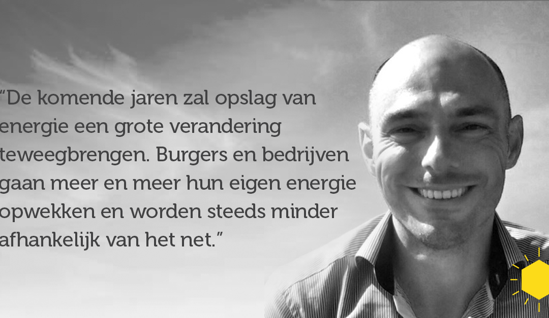 “Burgers en bedrijven gaan meer en meer hun eigen energie opwekken en worden steeds minder afhankelijk van het net.”