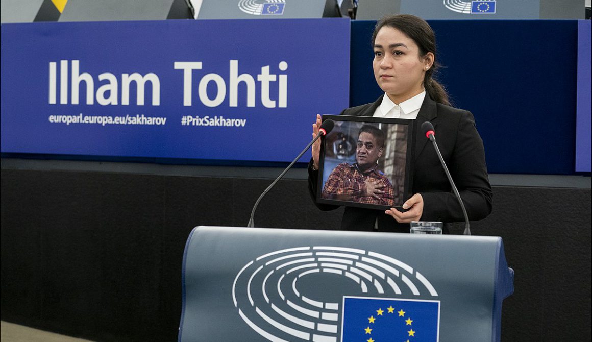 1200px-Sakharov_Prize_daughter_of_2019_laureate_Ilham_Tohti_receives_prize_on_his_behalf_(49238839806)