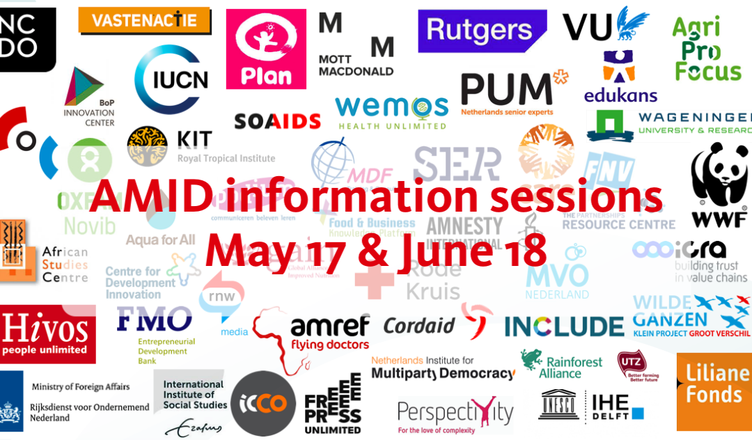 AMID information meetings (May 18/June 17)