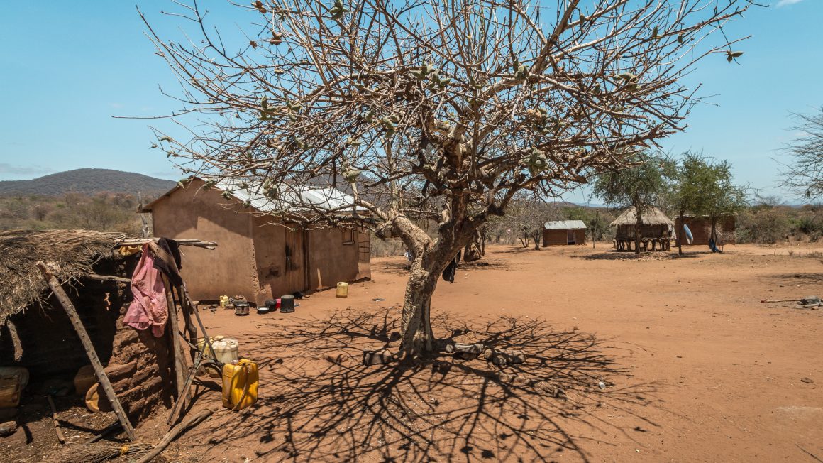 Homestead in Kenya, East Africa