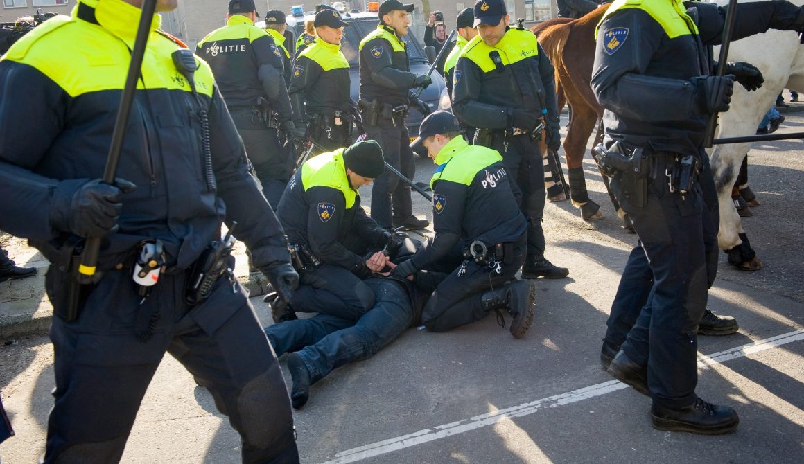 Arrest by policemen