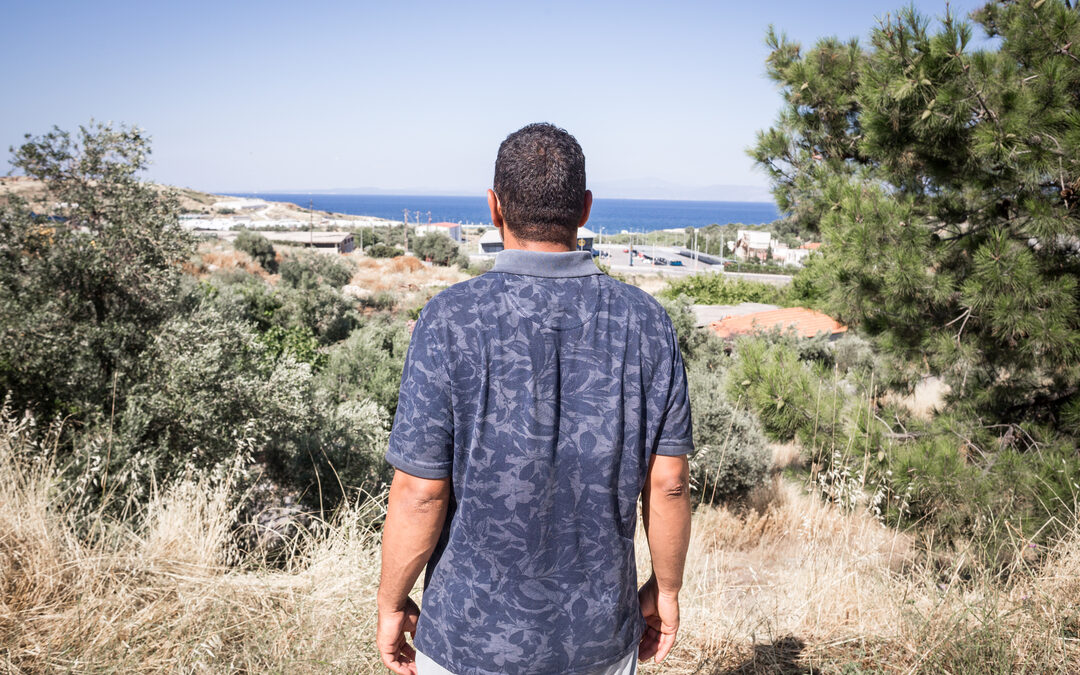 Op Lesbos bouwen vluchtelingen mee aan hun eigen ‘gevangenis’